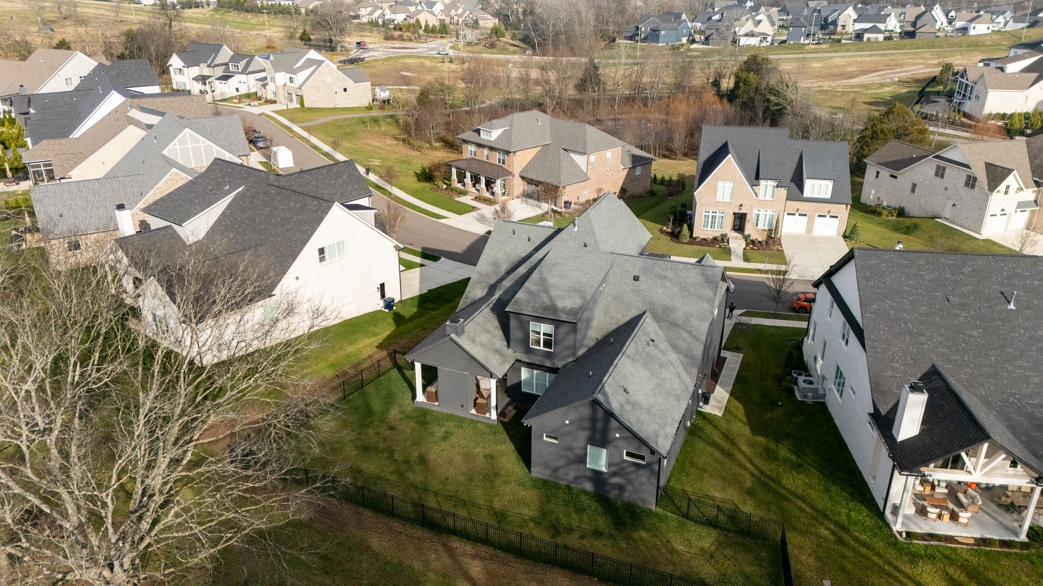2725 Otterham Drive Thompson's Station, TN 37179 - Photo 33 of 36 an aerial view of a house with outdoor space