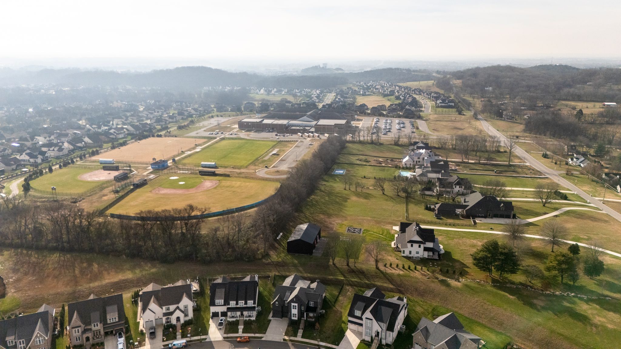 2725 Otterham Drive Thompson's Station, TN 37179 - Photo 35 of 36 an aerial view of residential houses with outdoor space