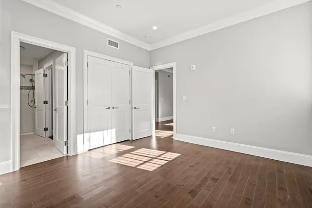 wooden floor in an empty room