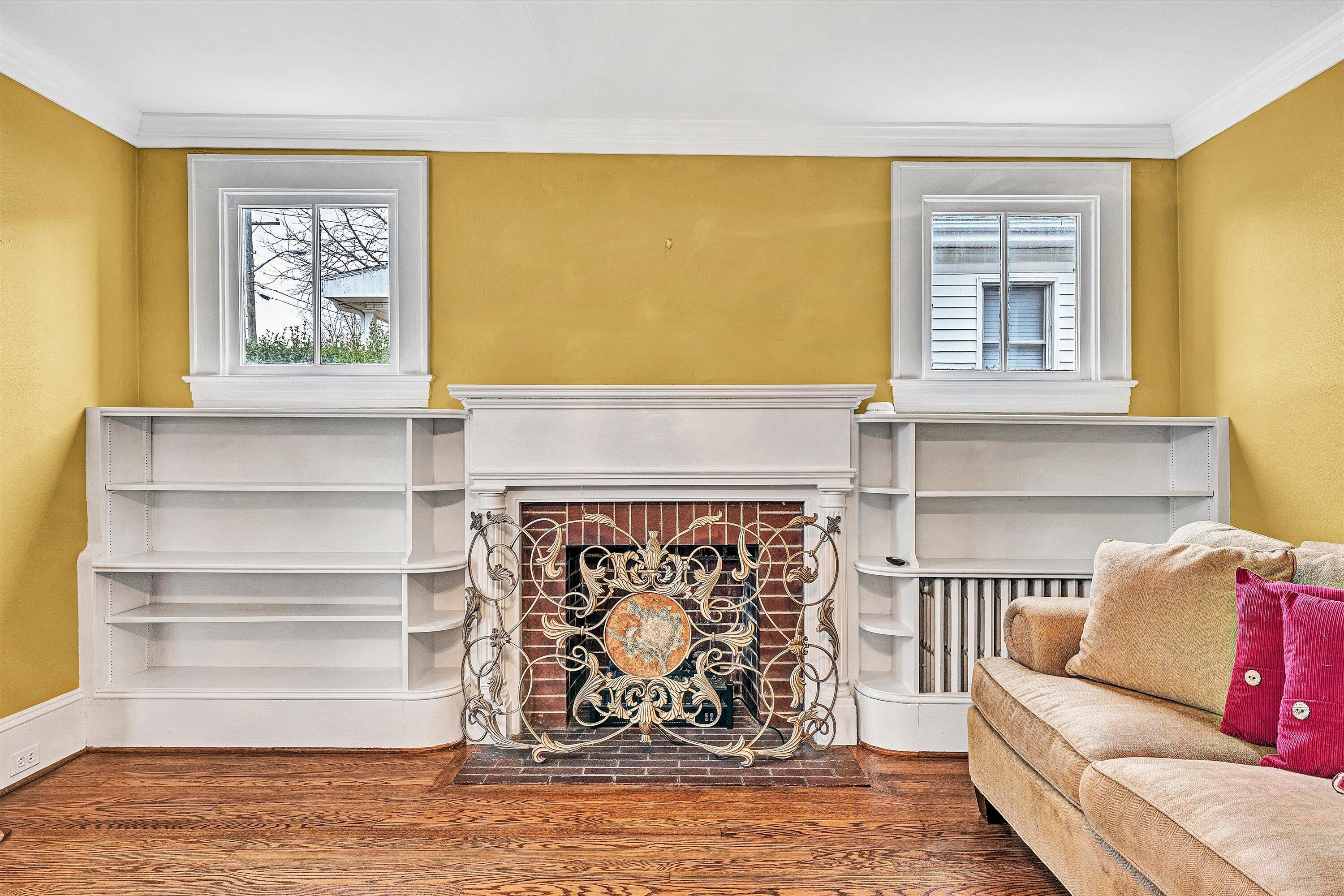 40 High Street Rocky Mount, VA 24151 - Photo 5 of 36 a living room with fireplace furniture and a window
