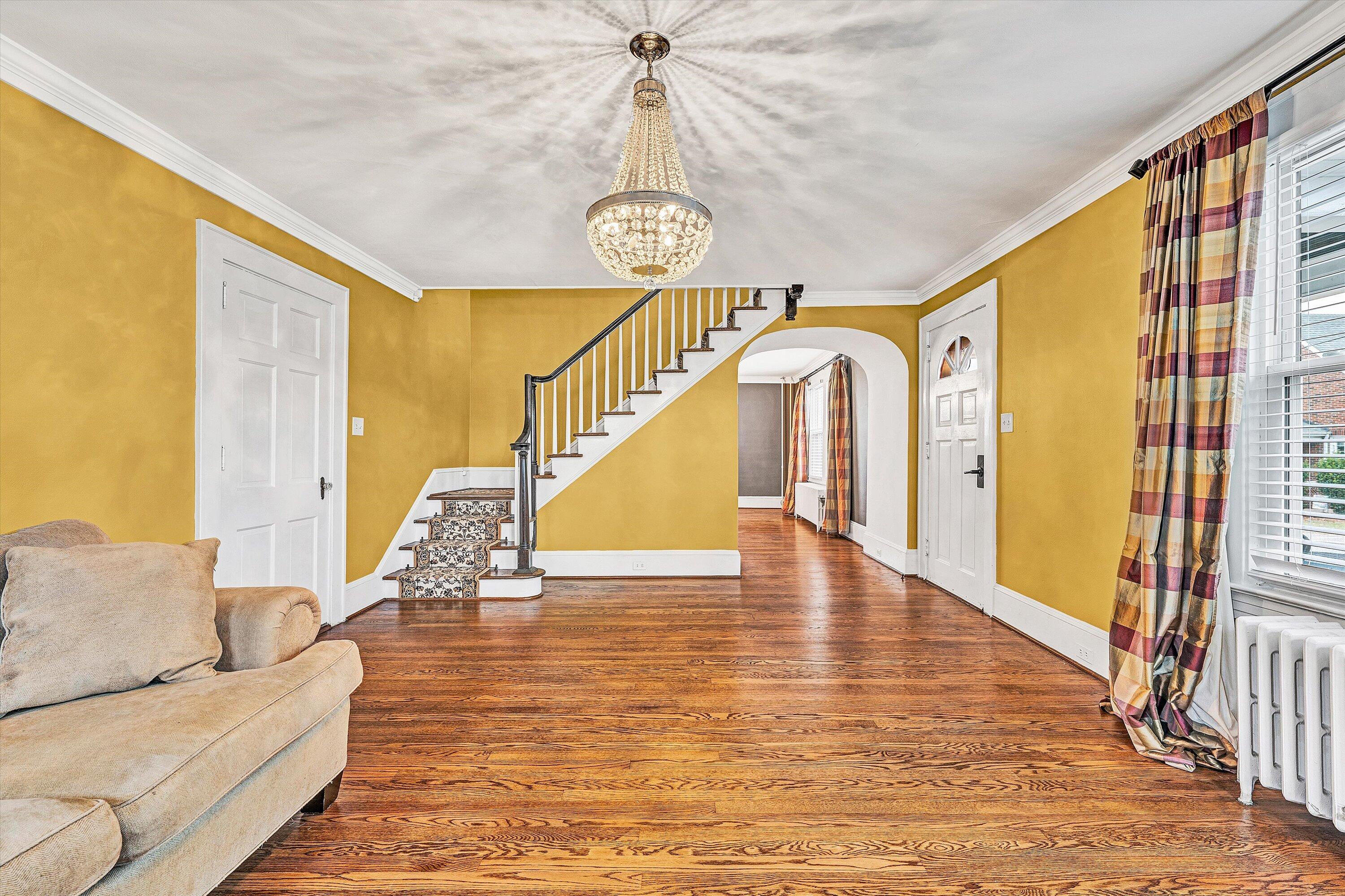 40 High Street Rocky Mount, VA 24151 - Photo 6 of 36 a view of entryway and hall with wooden floor