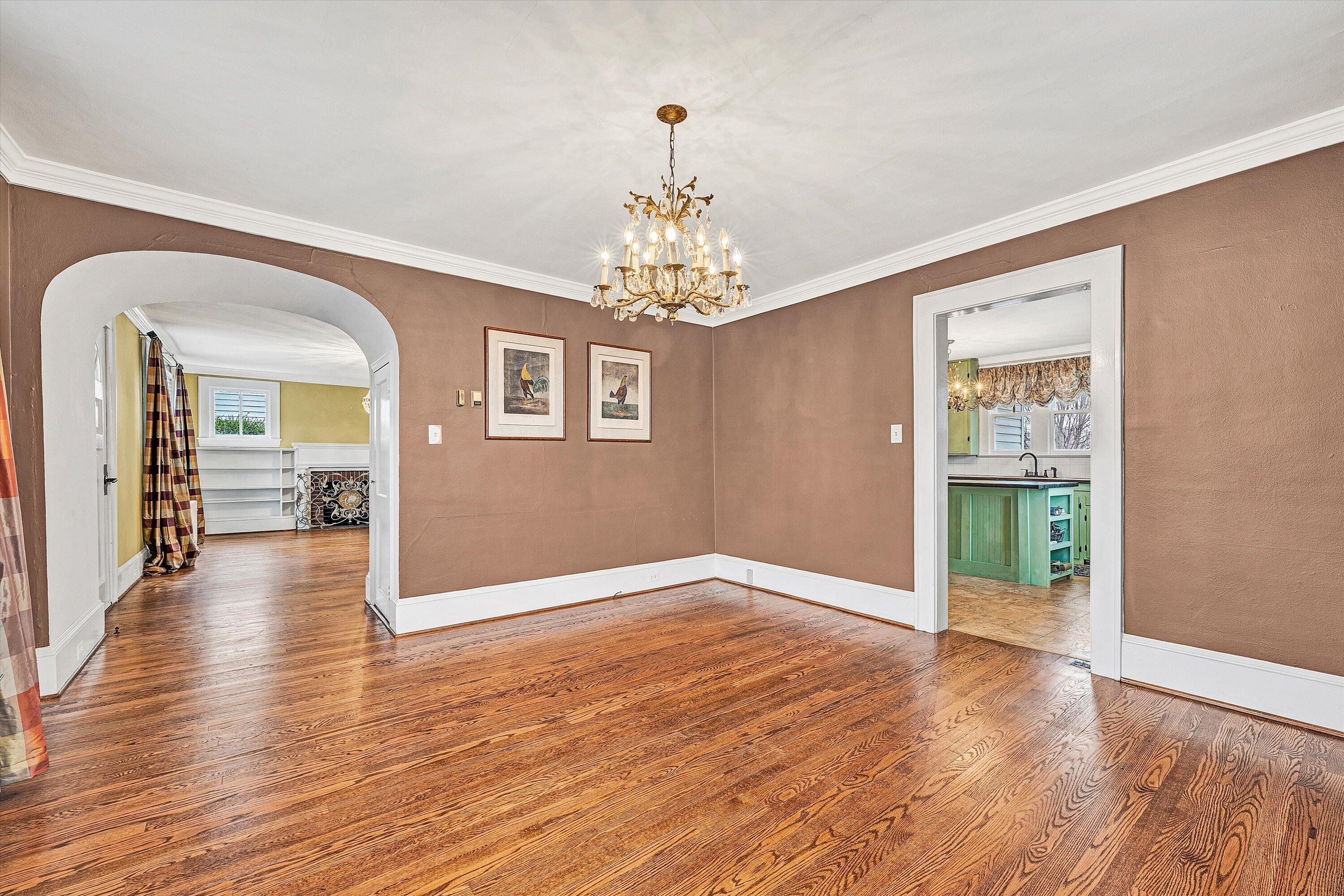 40 High Street Rocky Mount, VA 24151 - Photo 8 of 36 wooden floor in an empty room with a window