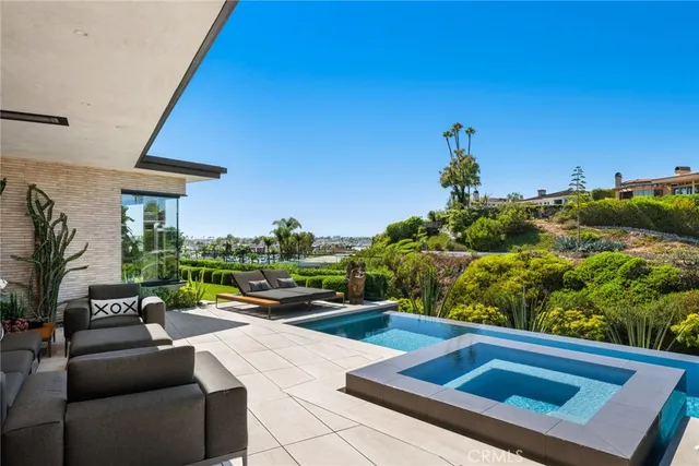 a view of a city from a balcony