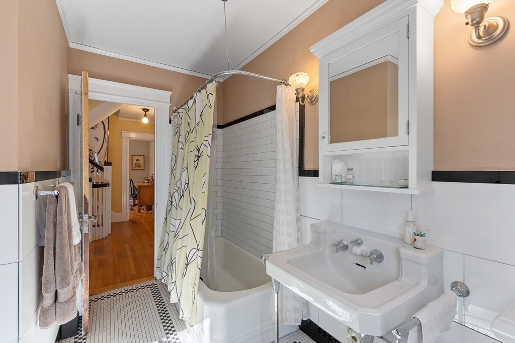 4 Bolton Road Harvard, MA 01451 - Photo 32 of 42 a bathroom with a sink and a mirror