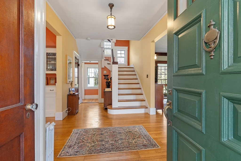 4 Bolton Road Harvard, MA 01451 - Photo 6 of 42 a view of entryway and hall with wooden floor