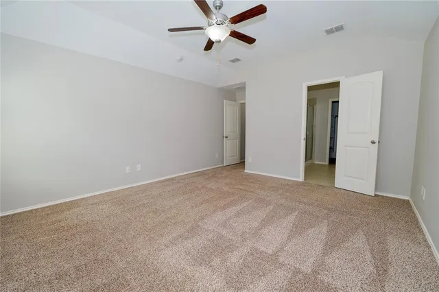 a view of an empty room