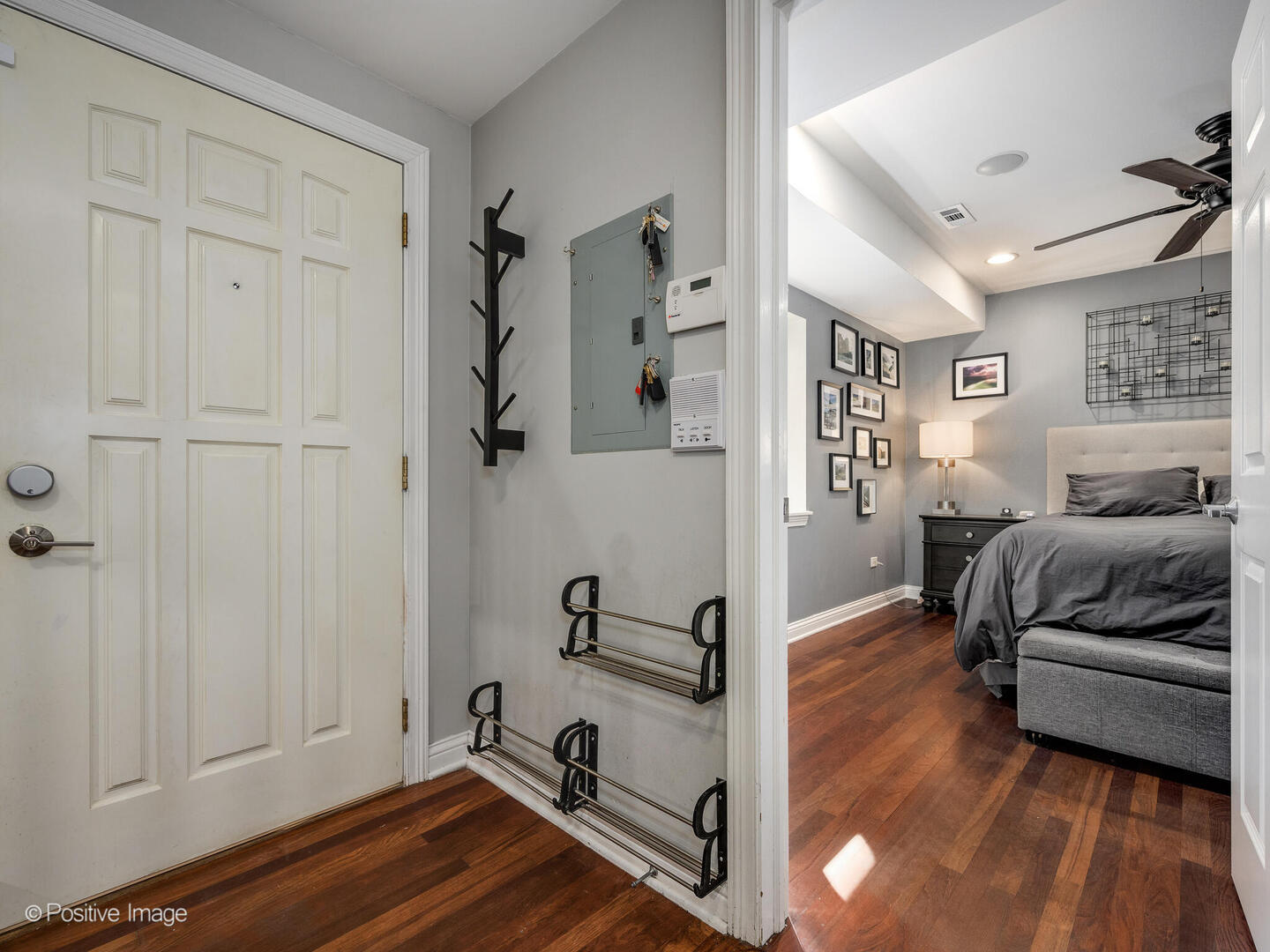 1440 North Wood Street, Unit 1R Chicago, IL 60622 - Photo 19 of 22 a view of a livingroom with furniture and hardwood floor