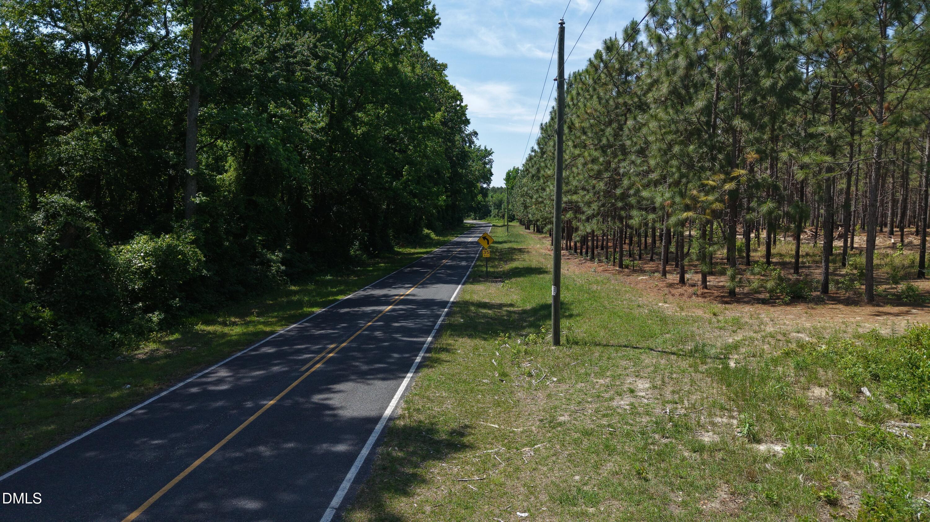 401 Johnson Pond Road Red Springs, NC 28377 - Photo 11 of 22 Aerial North Parcel Road Frontage 3
