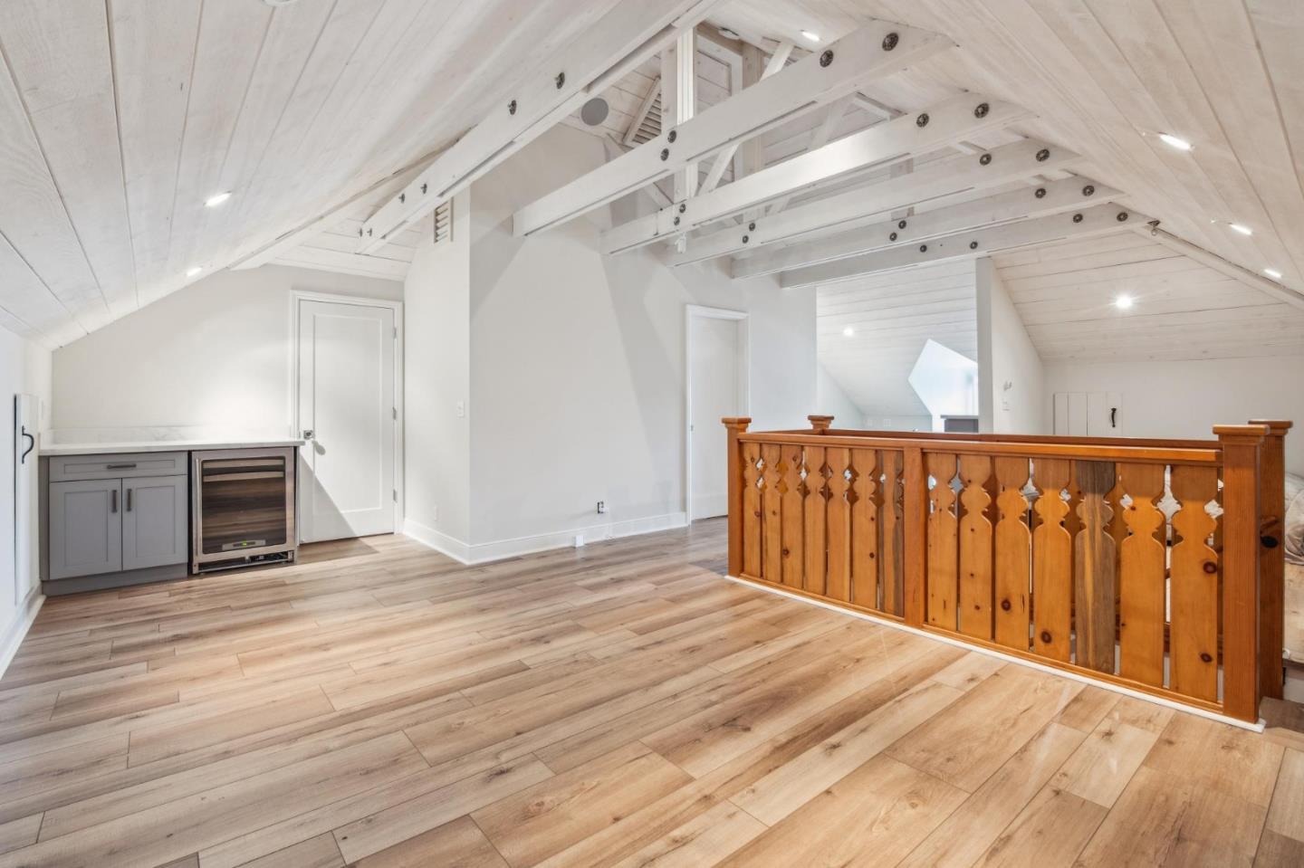 731 Oregon Avenue San Mateo, CA 94402 - Photo 29 of 34 a view of a kitchen with stainless steel appliances wooden floor