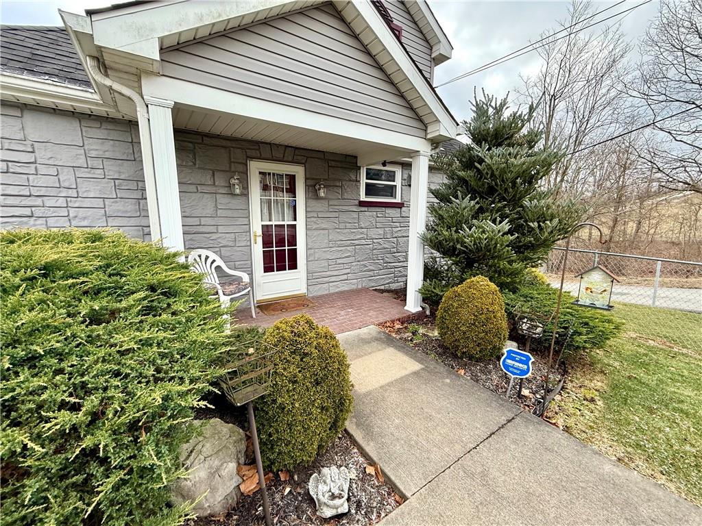 8 Spring Street Charleroi, PA 15022 - Photo 4 of 41 Rear Entrance with Covered Porch accessing Kitchen.