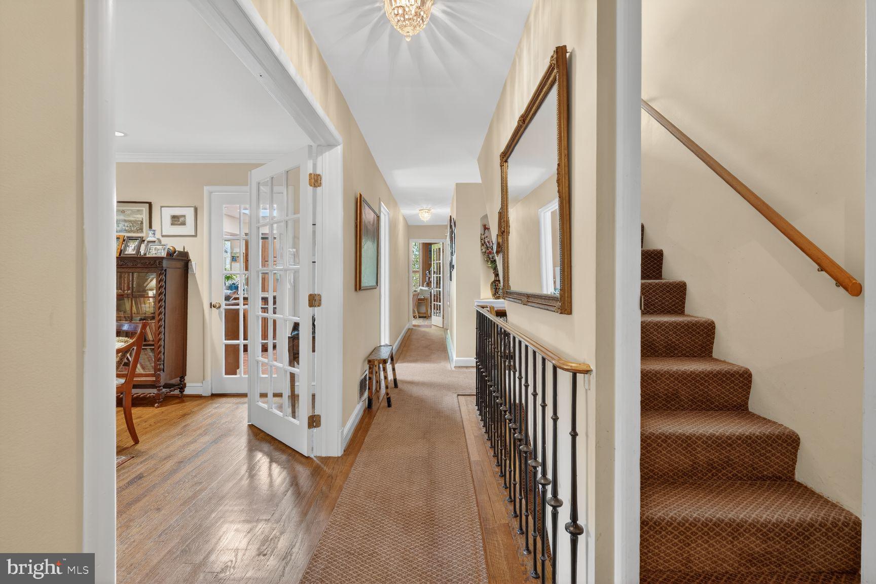 2260 48th Street Northwest Washington, DC 20007 - Photo 11 of 45 Main living area hallway