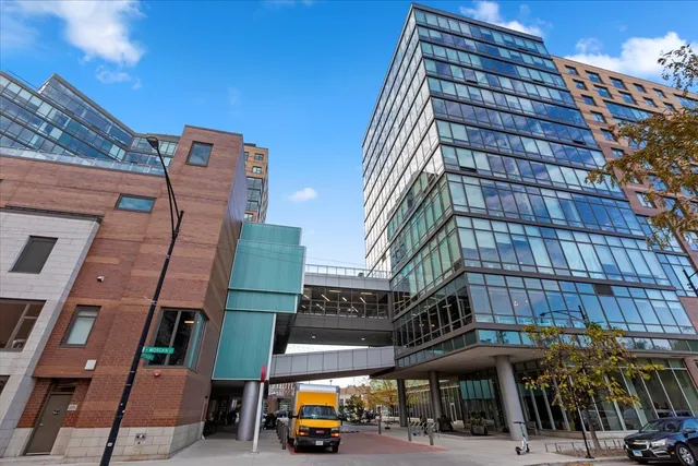 a view of a building and a street view
