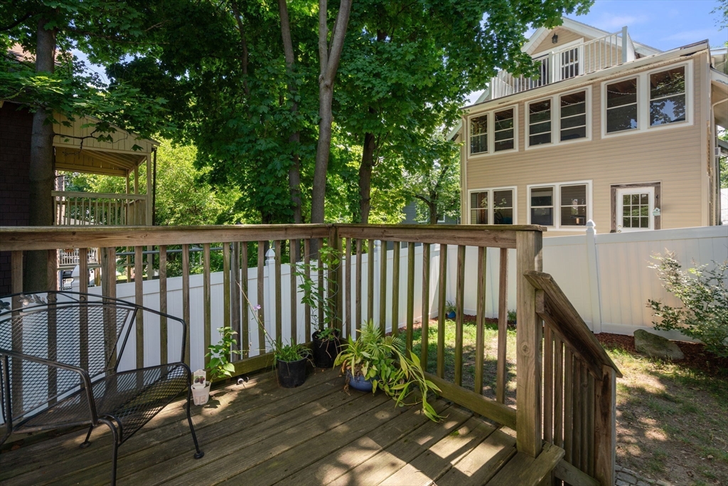 18 Moulton Road, Unit 1 Arlington, MA 02476 - Photo 13 of 16 a view of a wooden deck