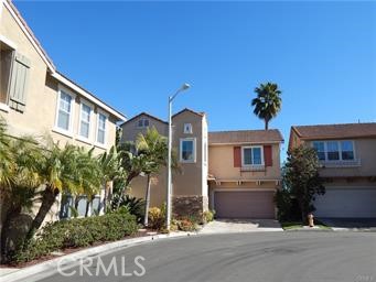 a house view with a garden space