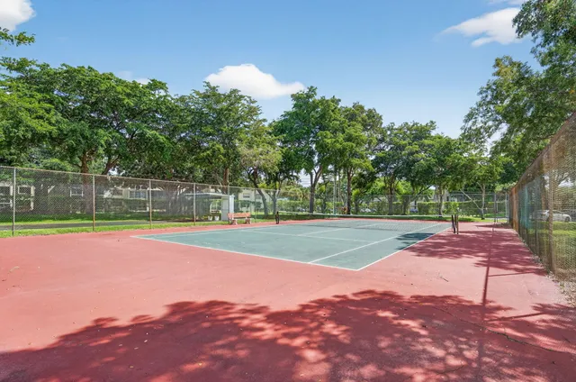 a view of a tennis court