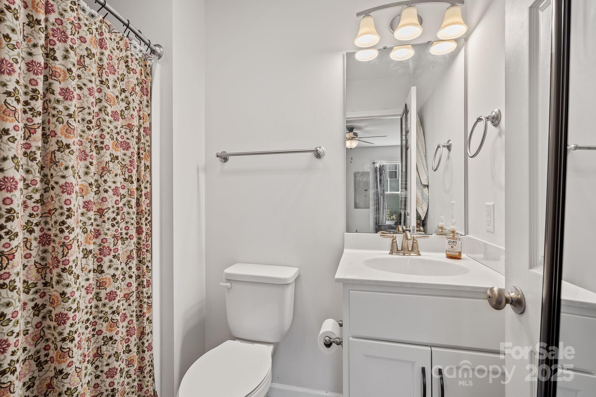 28 Yarrow Meadow Road Weaverville, NC 28787 - Photo 16 of 29 a bathroom with a sink vanity mirror and toilet