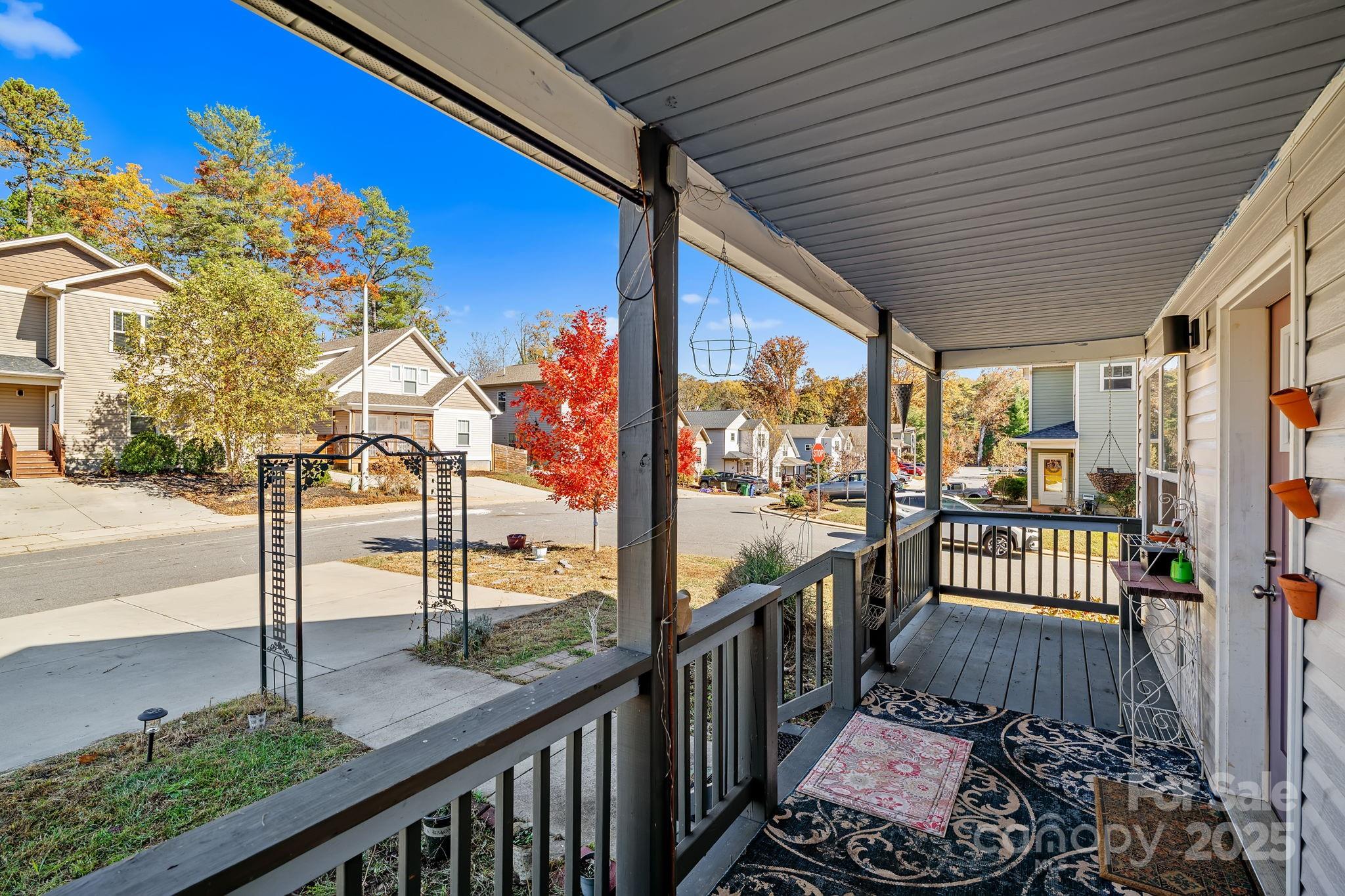 28 Yarrow Meadow Road Weaverville, NC 28787 - Photo 3 of 29 a view of a porch with wooden floor