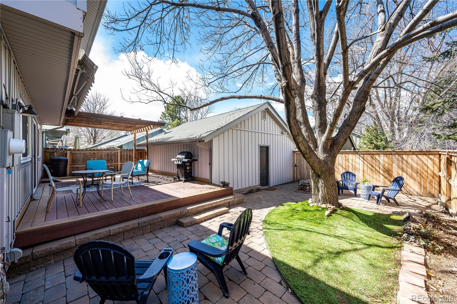 8712 Independence Way Arvada, CO 80005 - Photo 32 of 40 a view of outdoor space yard deck and patio