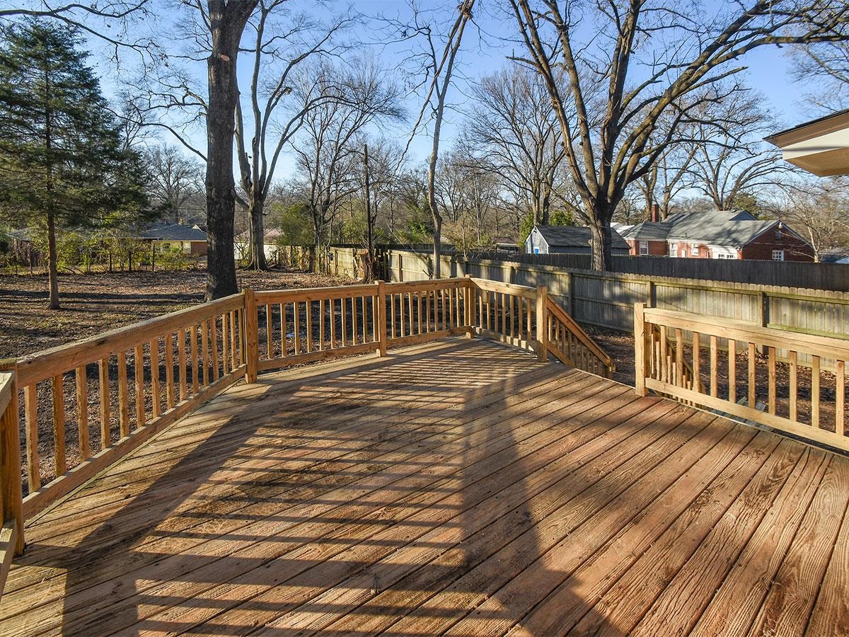 1019 Little John Road Memphis, TN 38111 - Photo 12 of 13 View of wooden deck