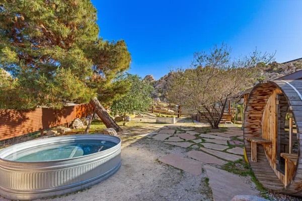 a view of outdoor space and yard