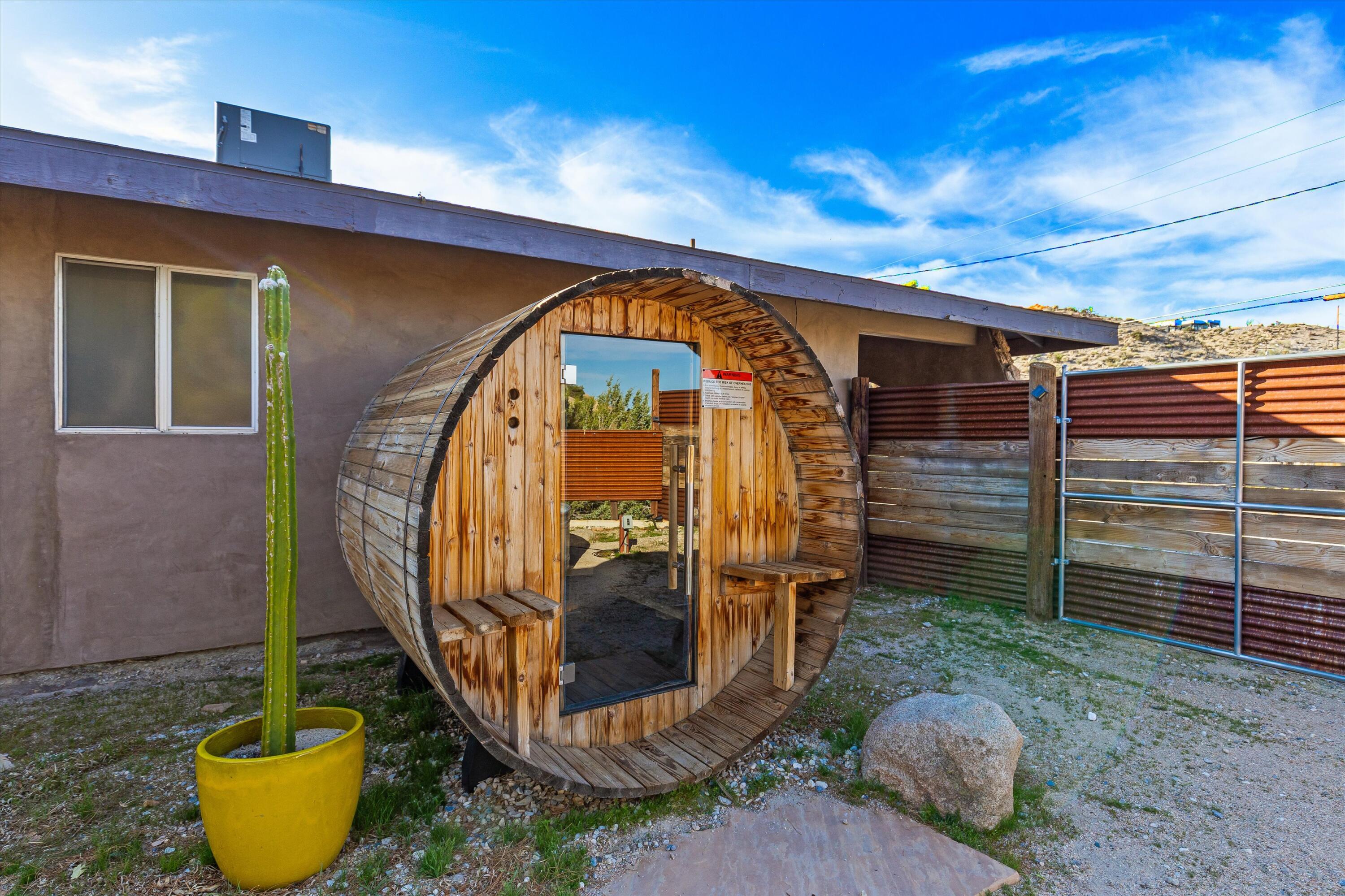 57113 Farrelo Road Yucca Valley, CA 92284 - Photo 28 of 46 a view of outdoor space and barbecue grill
