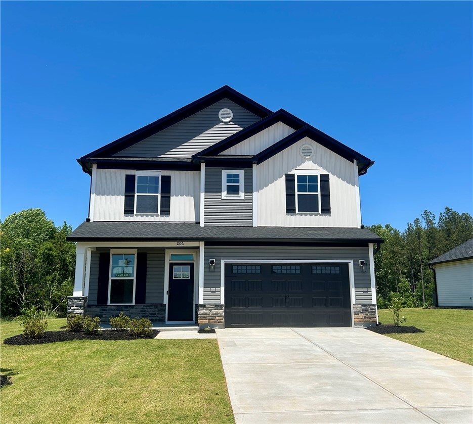 206 Bellflower Lane Pendleton, SC 29670 - Photo 1 of 1 This newly constructed home boasts charming curb appeal and a spacious driveway.