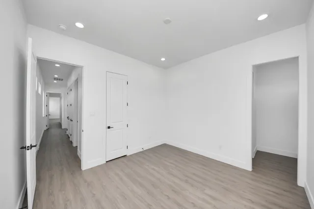 wooden floor in an empty room with wooden floor