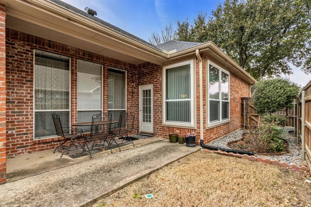 513 Cameron Lane Allen, TX 75002 - Photo 26 of 33 The private covered back patio is great for enjoying your morning cofee!