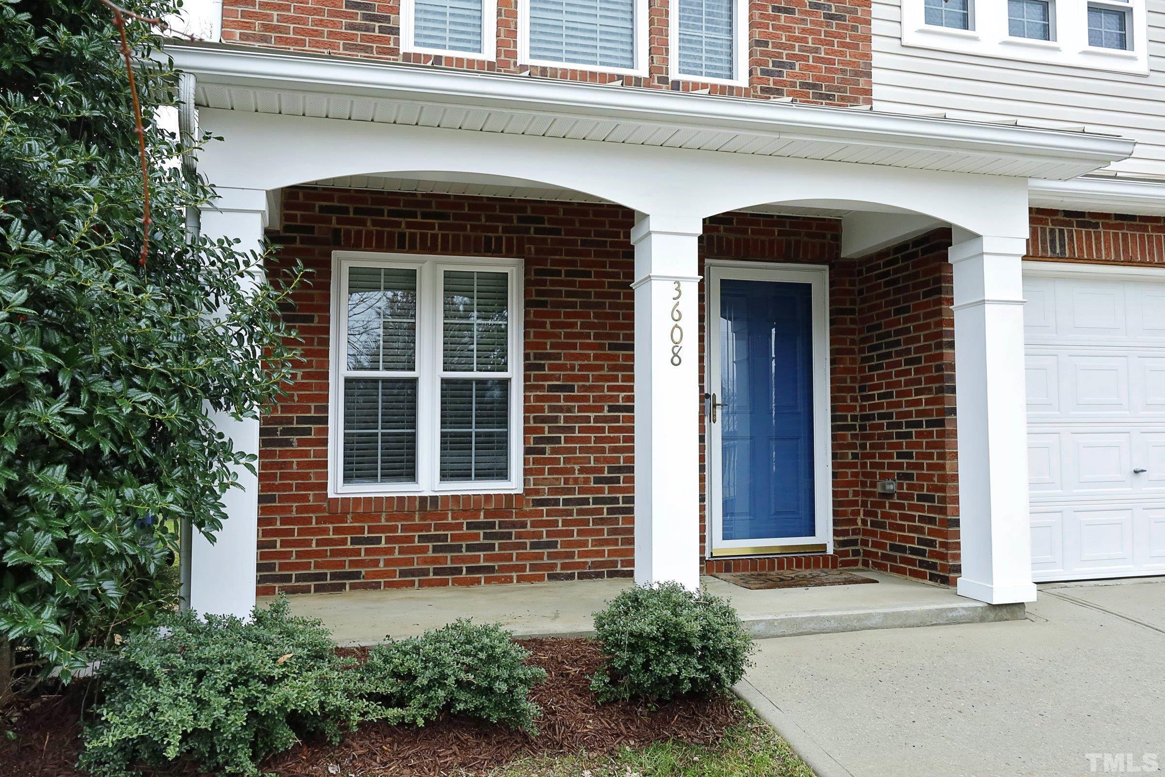 3608 Marshlane Way Raleigh, NC 27610 - Photo 2 of 43 a front view of a house with plants
