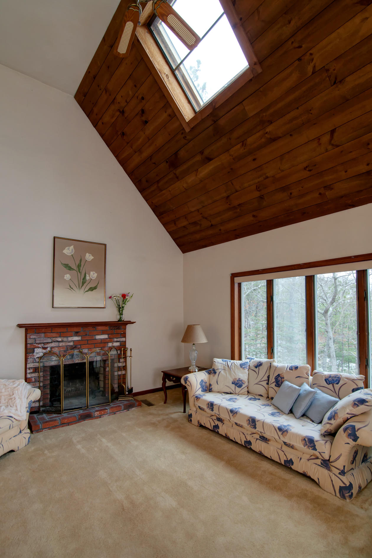 3 Easting Road Bourne, MA 02532 - Photo 16 of 35 a living room with furniture and a fireplace