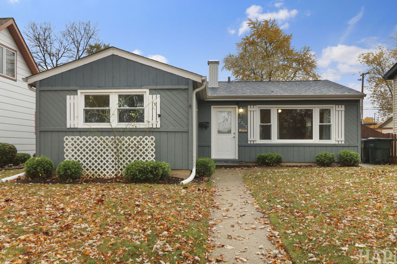 front view of a house