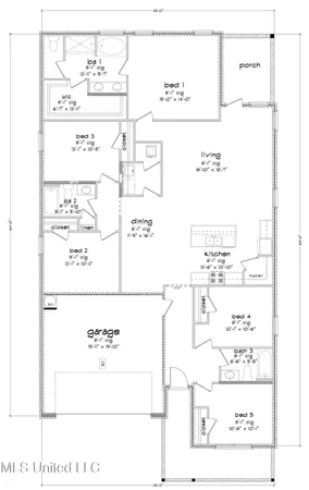 $323,900 | 15969 Blue Rdg Drive, Gulfport, MS 39503