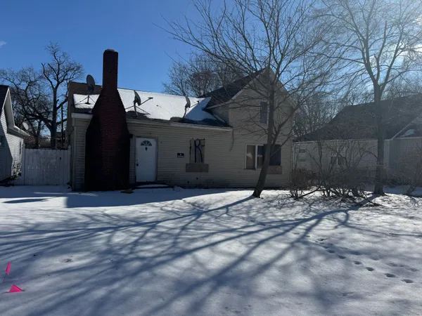 a backyard of a house