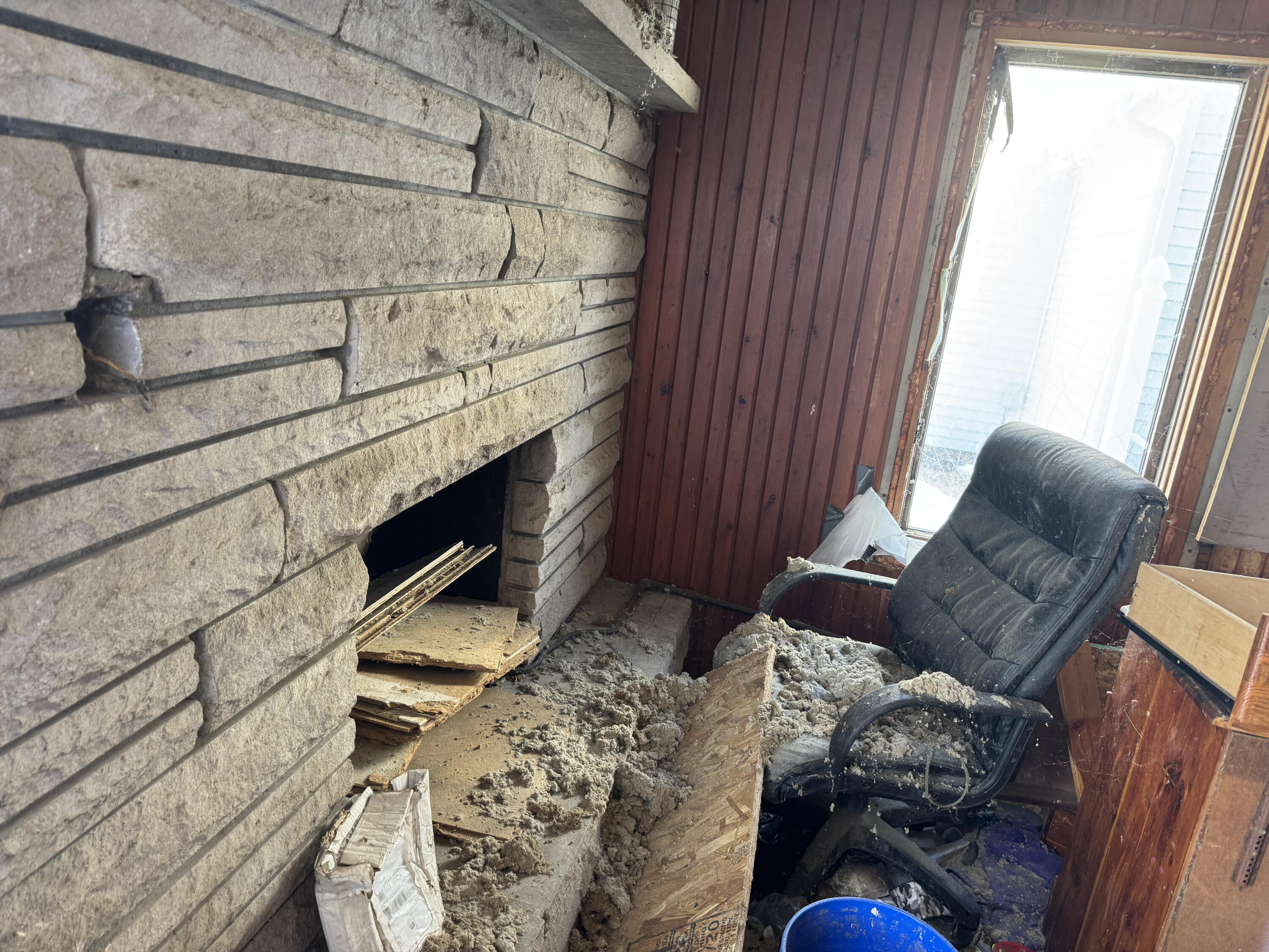101 Hamlet Street Hamlet, IN 46532 - Photo 5 of 5 a living room with furniture and a fireplace