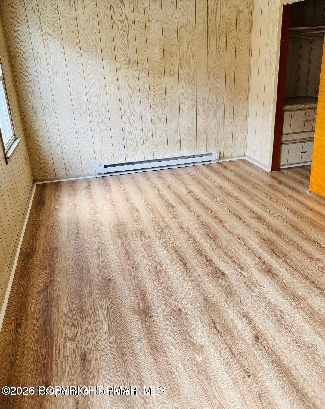 209 West Grace Street Old Forge, PA 18518 - Photo 5 of 8 a view of wooden floor and brick walls