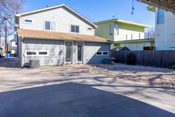 a view of a house with a patio