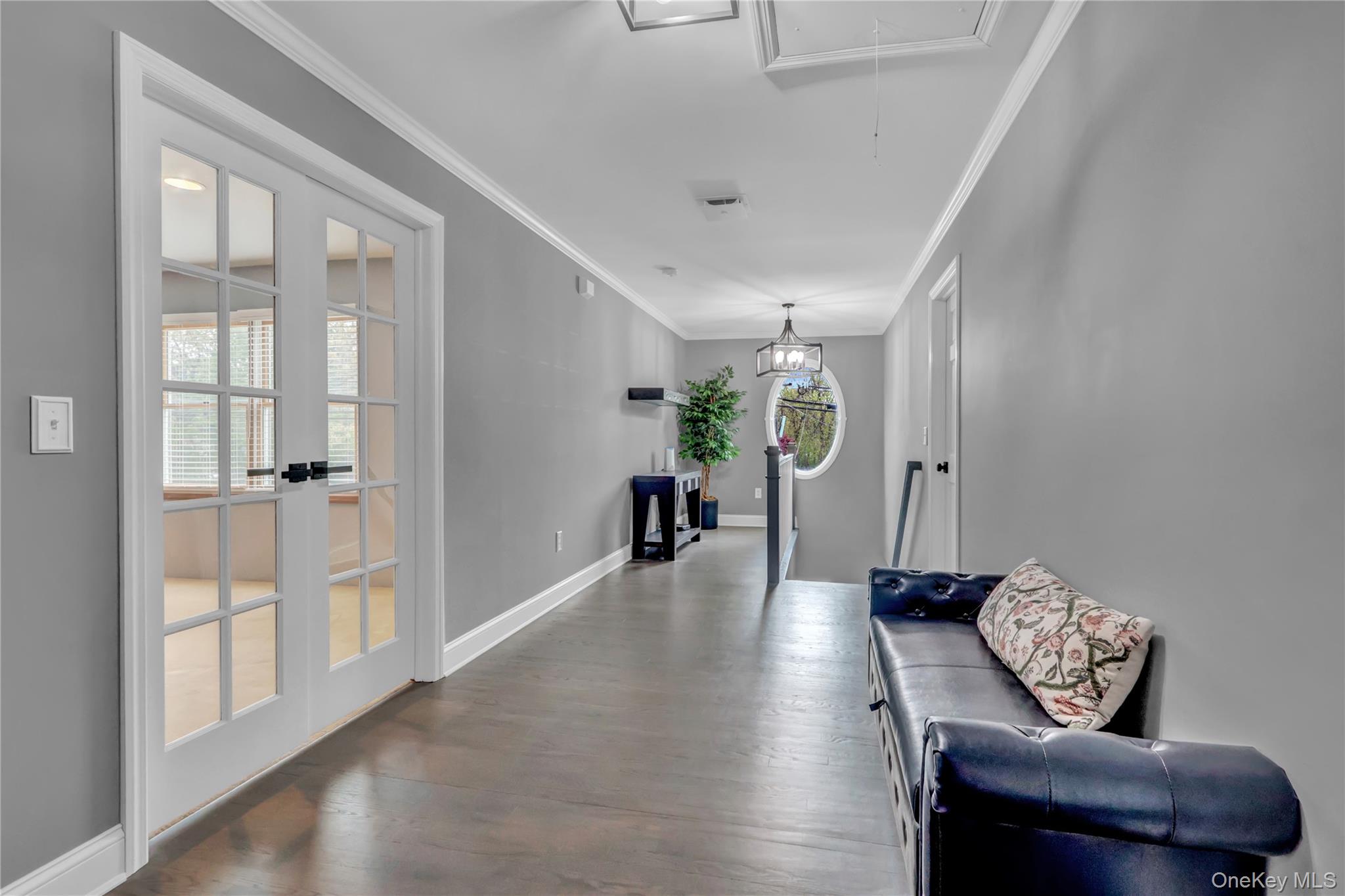 420 Dare Road Selden, NY 11784 - Photo 23 of 42 Upstairs Landing w/ Bonus Room French Door Entry