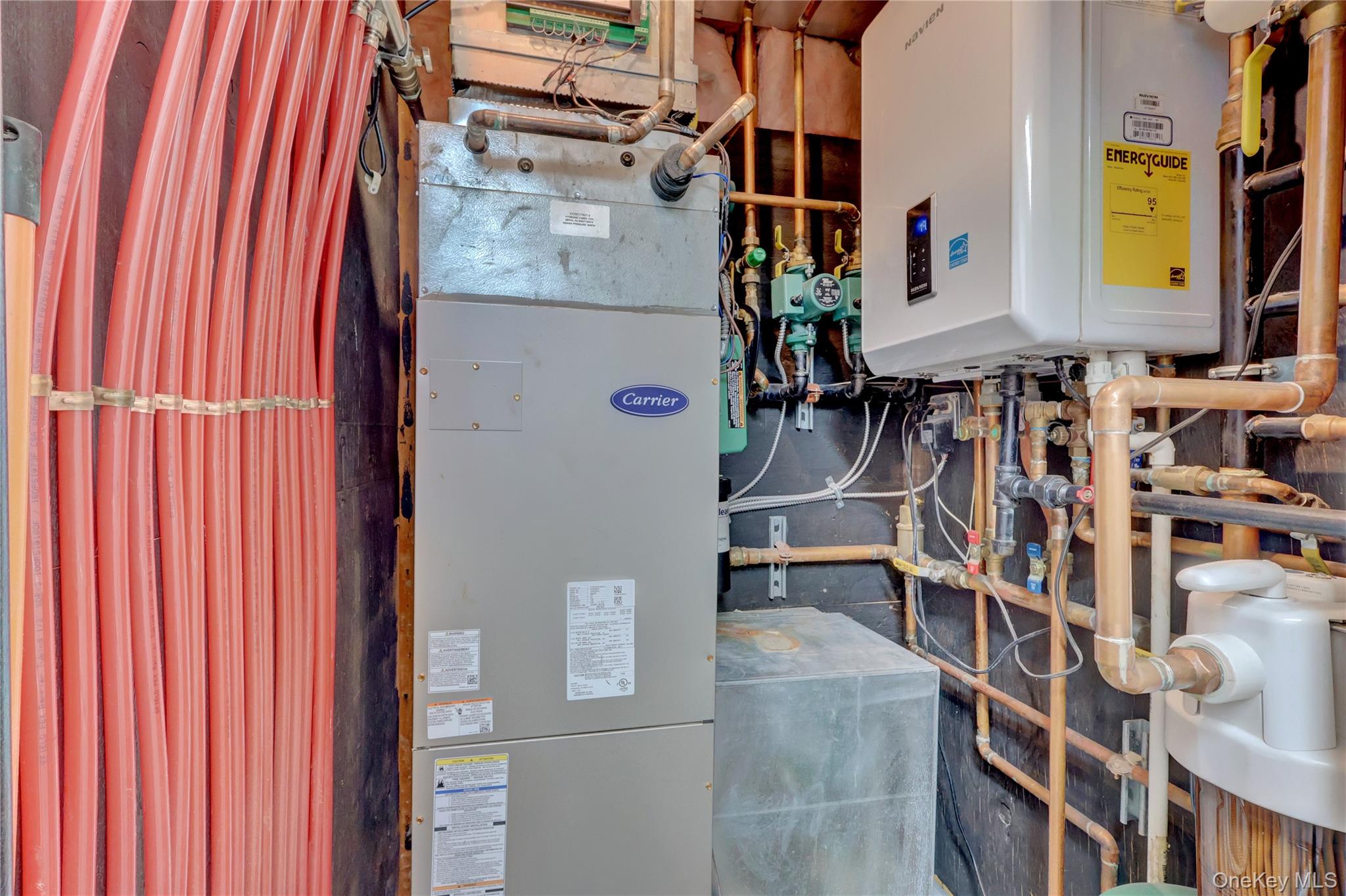 420 Dare Road Selden, NY 11784 - Photo 34 of 42 Utility Room w/ Radiant Heat lines and Navien System