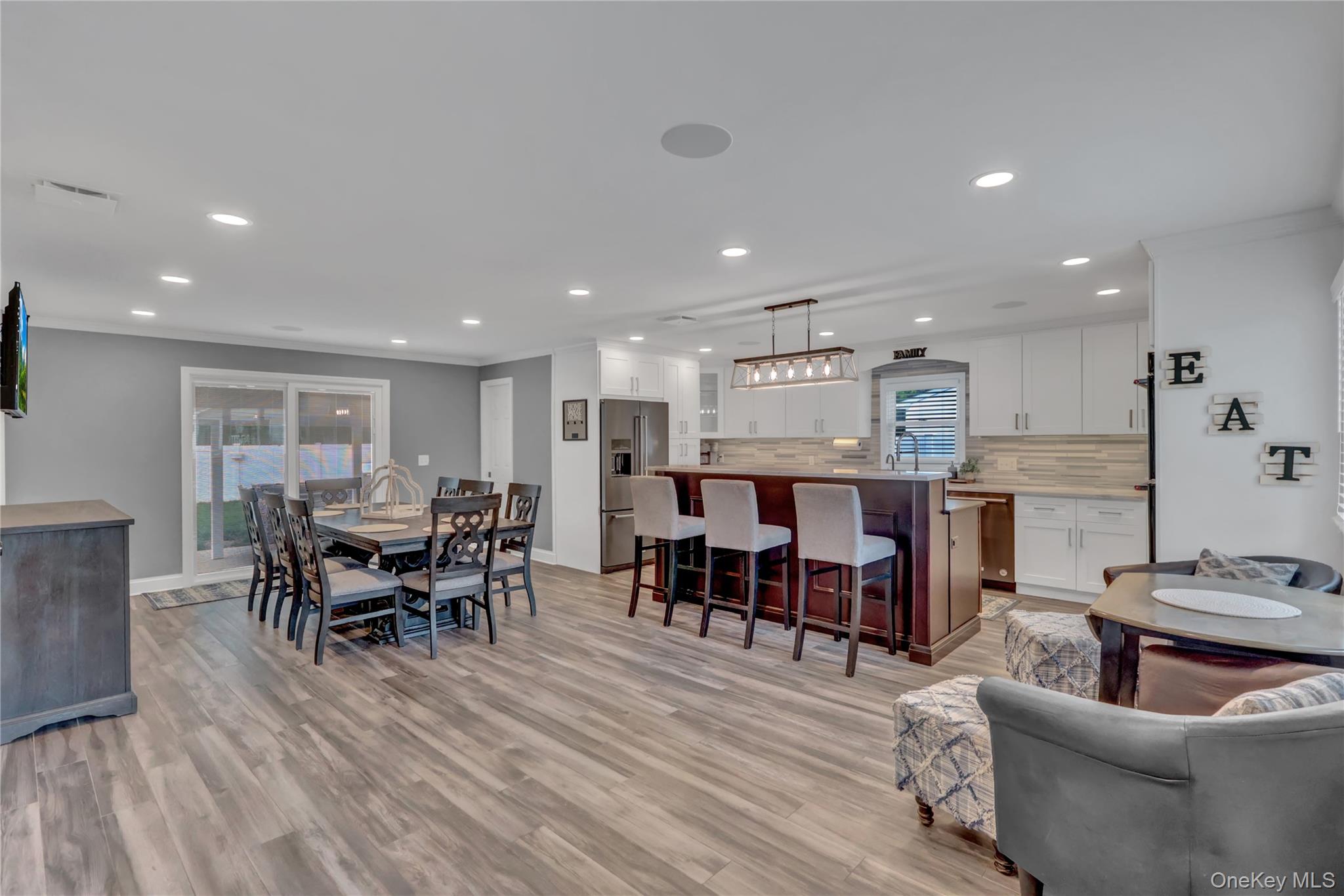 420 Dare Road Selden, NY 11784 - Photo 5 of 42 Dining Room and Kitchen view from Front Entry
