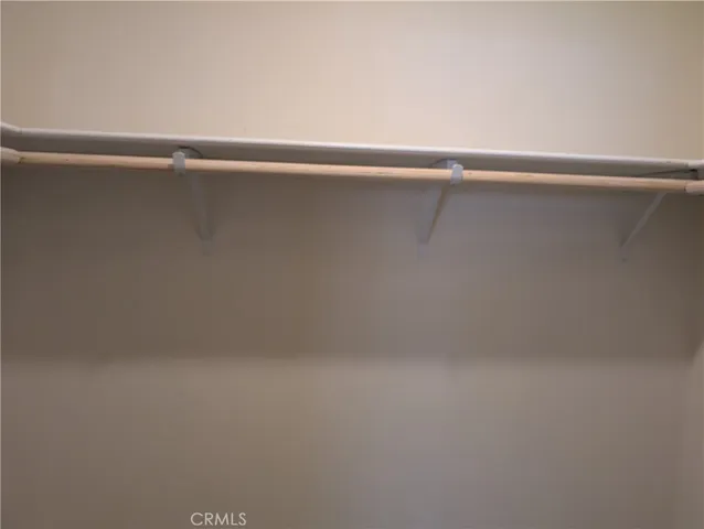 a close view of closet