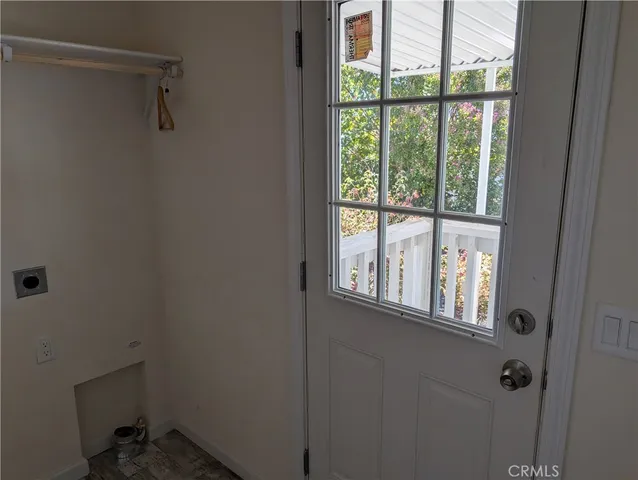 a bathroom with a window