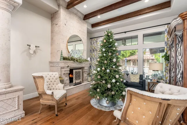 a spacious bedroom with a bed and a window