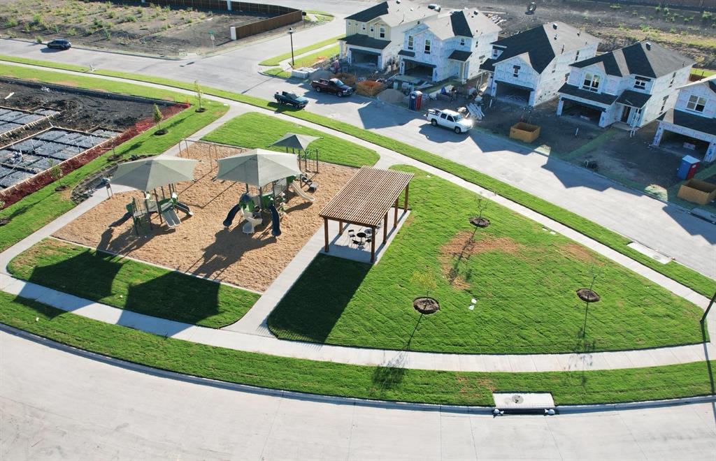 2534 Midfield Way Princeton, TX 75407 - Photo 13 of 14 an aerial view of a tennis ground and a park