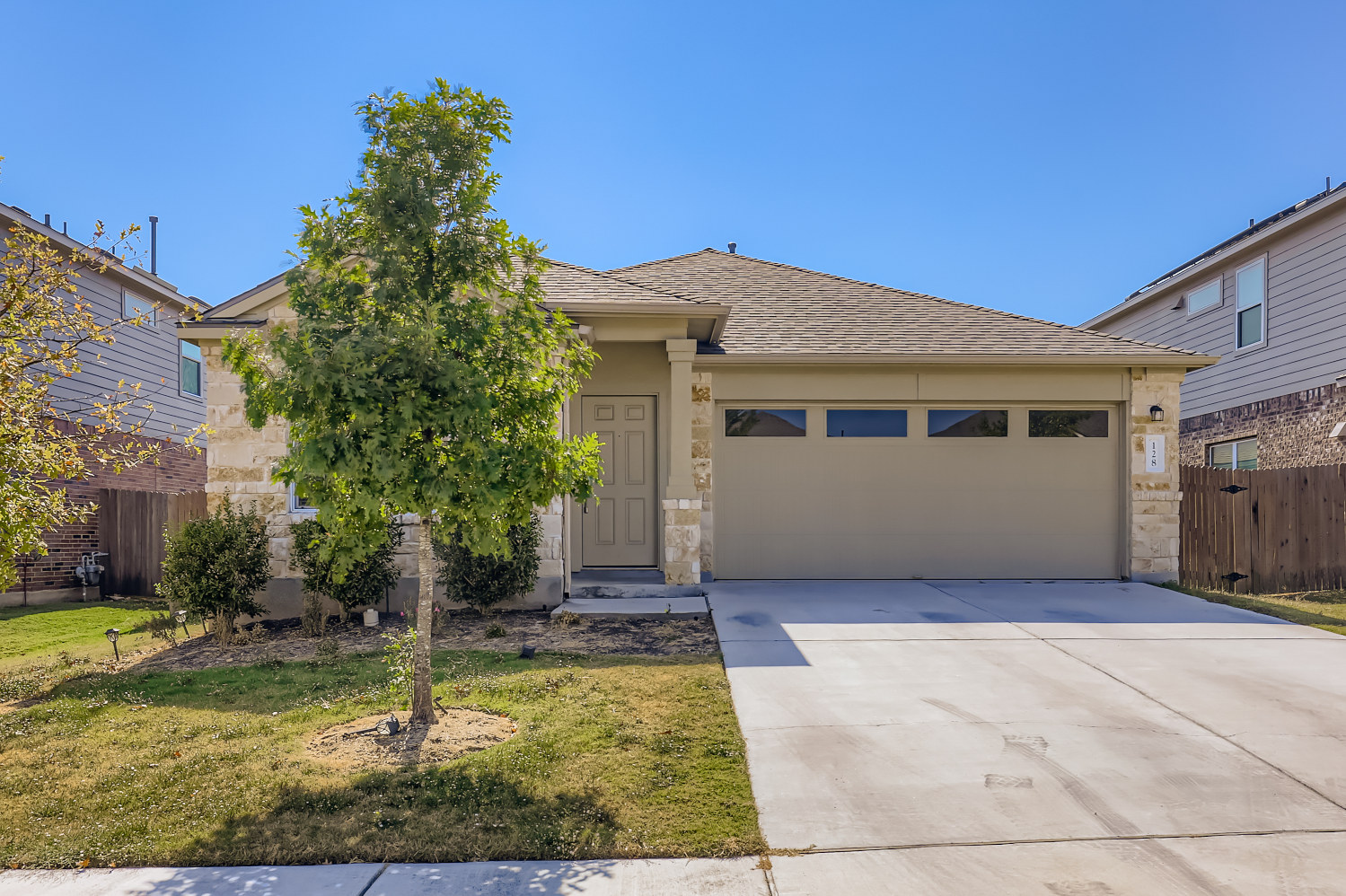 128 Concho Brook Bend Georgetown, TX 78626 - Photo 1 of 1 a view of a house with a yard