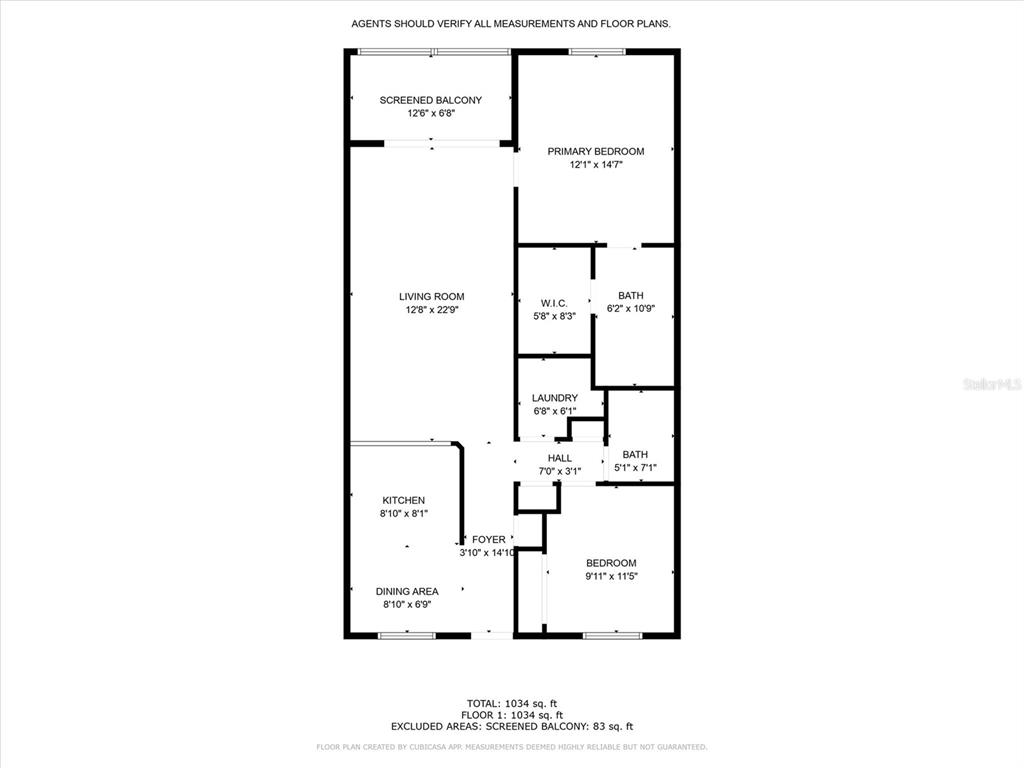 7196 North Plum Tree, Unit 323 Punta Gorda, FL 33955 - Photo 43 of 44 a picture of a floor plan