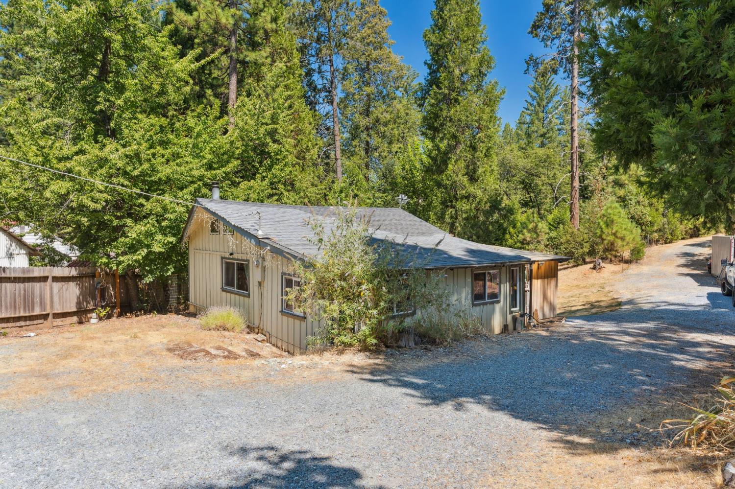 a view of a house with a outdoor space