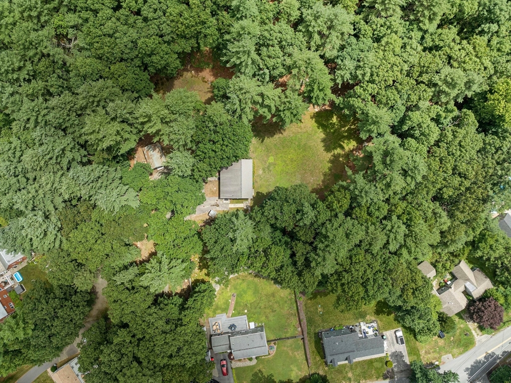 4 Lakeview Road Foxboro, MA 02035 - Photo 31 of 32 an aerial view of residential house with outdoor space and trees around