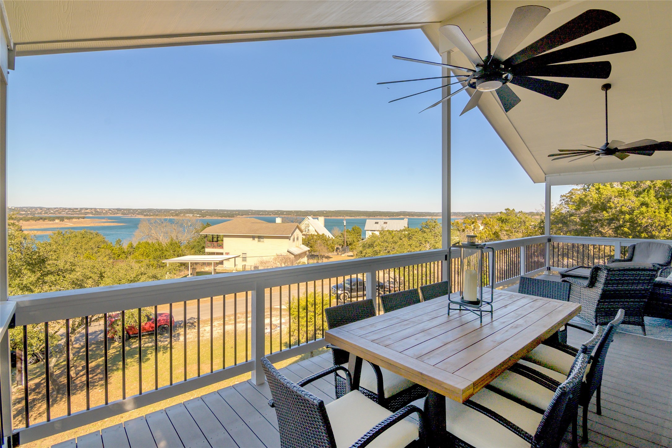 1526 Lakeside Drive West Canyon Lake, TX 78133 - Photo 21 of 35 Who doesn't love to dine outside especially when you have a gorgeous view to soak in.