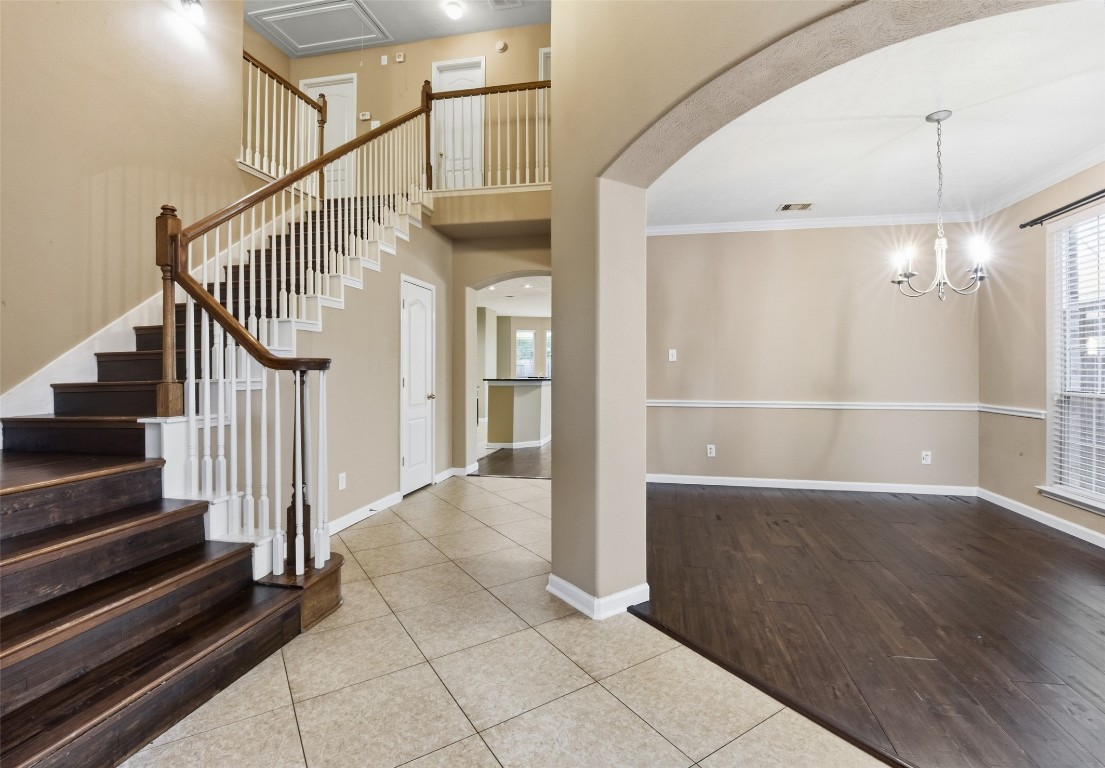 24938 Crystal Stone Lane Katy, TX 77494 - Photo 7 of 50 a view of entryway with wooden floor