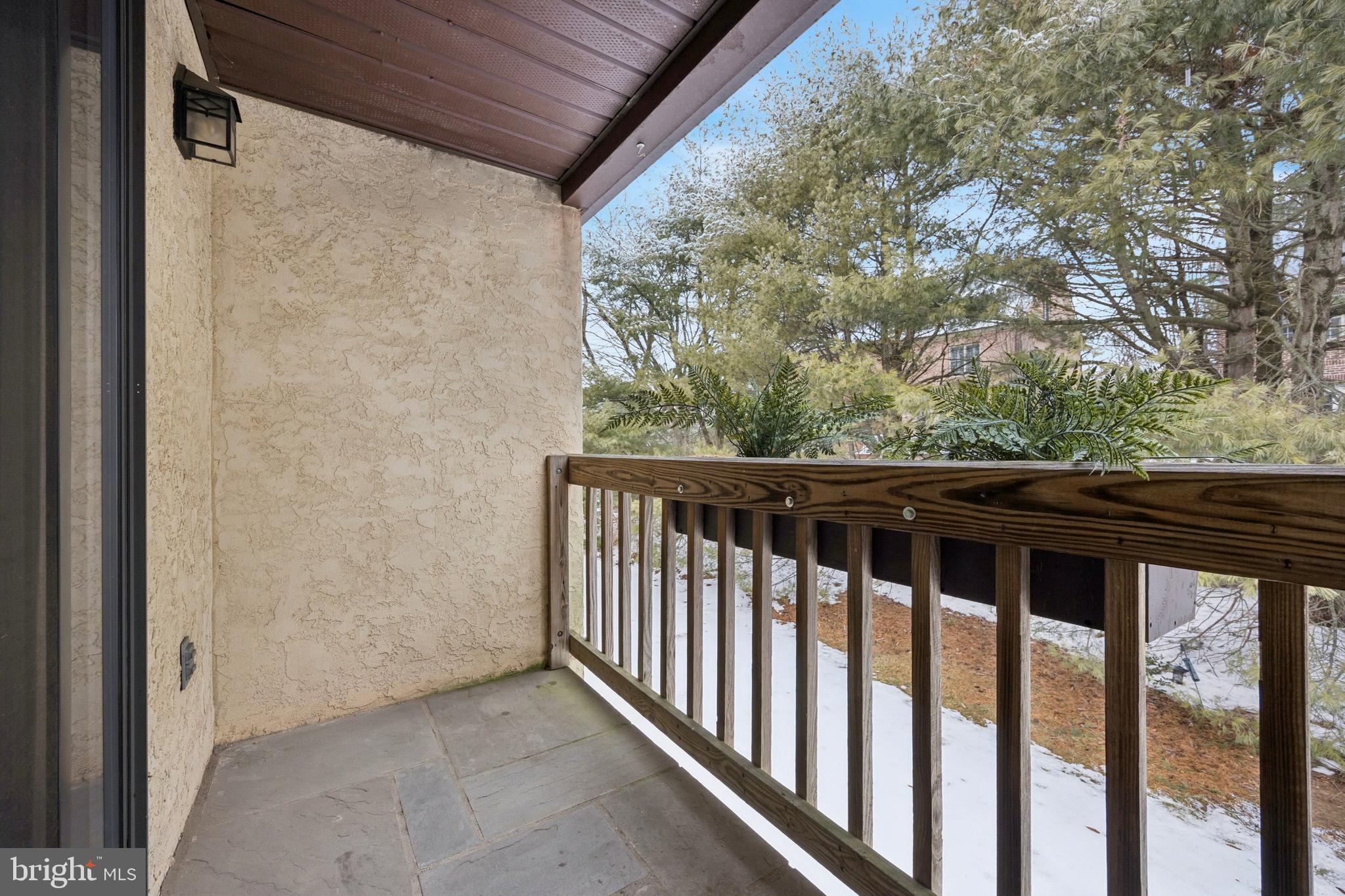 440 South State Street, Unit D7 Newtown, PA 18940 - Photo 13 of 14 Private balcony with slate floor